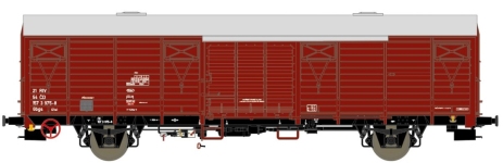 Exact-Train EX23042 - H0 - Gedeckte Güterwagen Gbgs, CSD, Ep. V